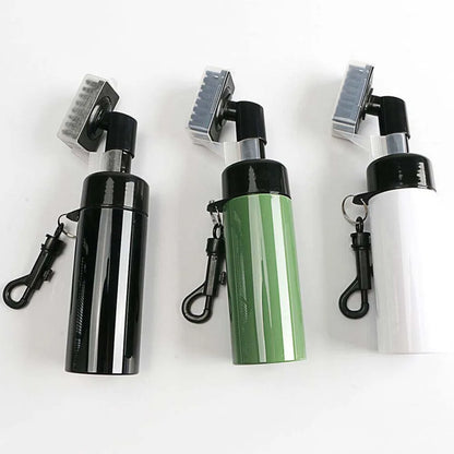 Professional Golf Club Cleaning Kit Groove Cleaner Brush With Leakproof Spray Bottle