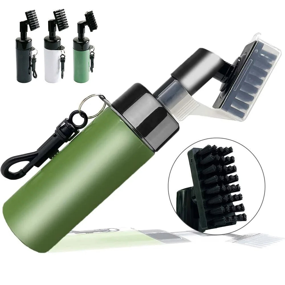 Professional Golf Club Cleaning Kit Groove Cleaner Brush With Leakproof Spray Bottle