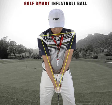 Inflatable Smart Ball Trainer For Golf Swing Correction