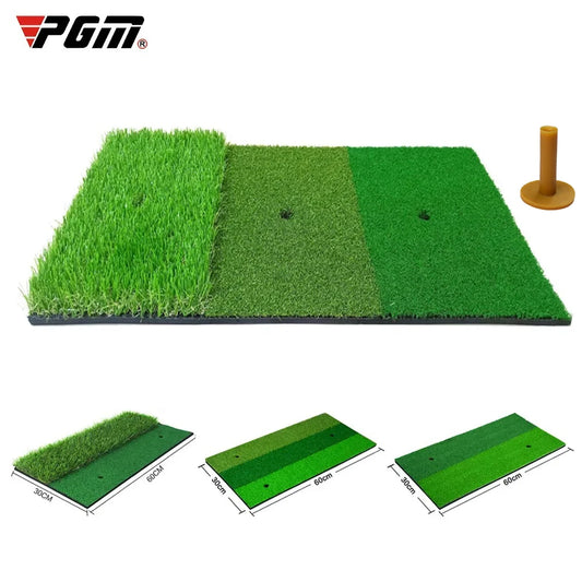 Golf Practice Grass Mat With Tee
