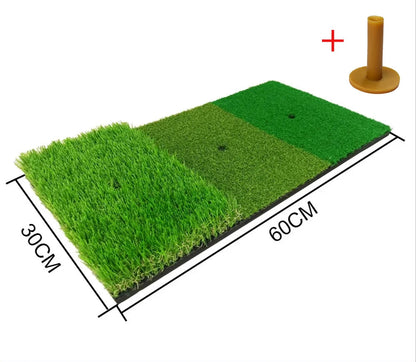 Golf Practice Grass Mat With Tee