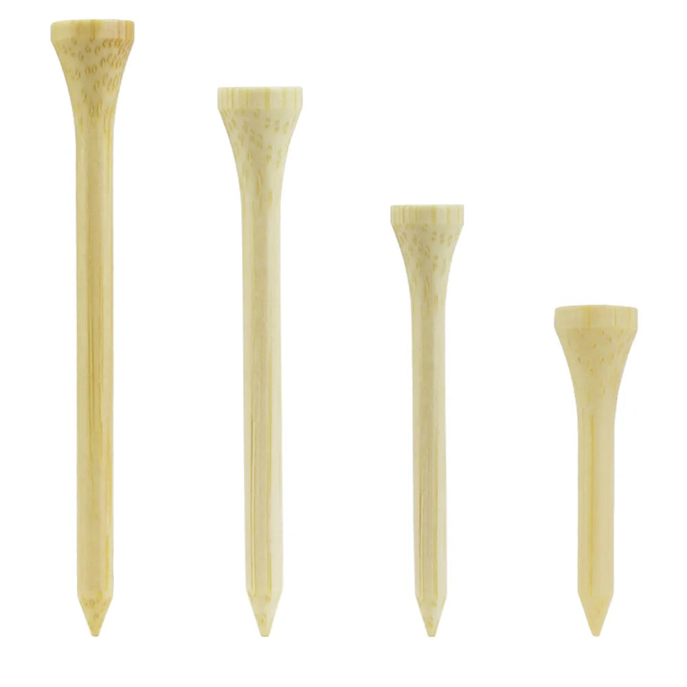 100Pcs Golf Tees Bamboo 42mm